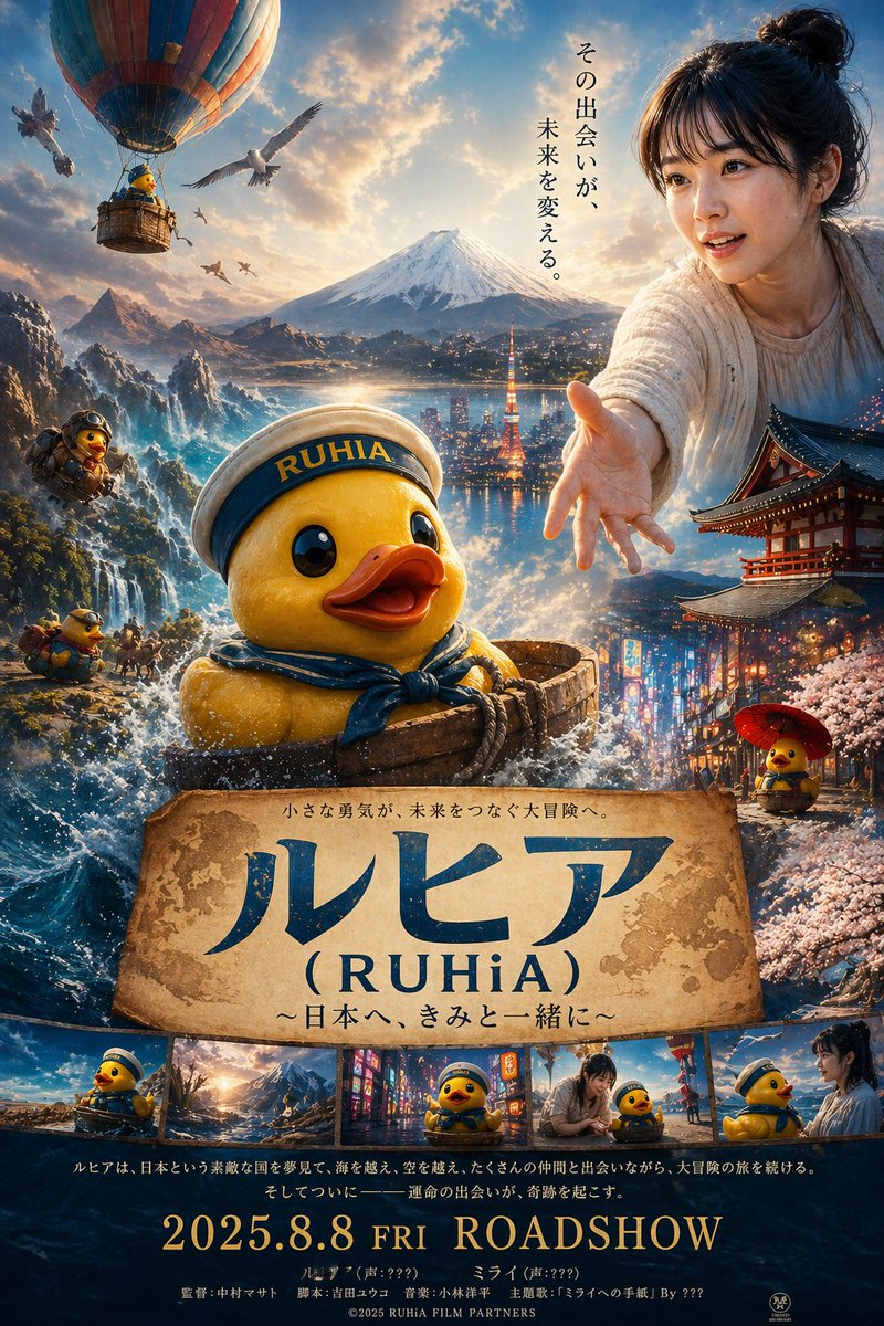 Rubber Duck Boy Live-Action Movie Poster
