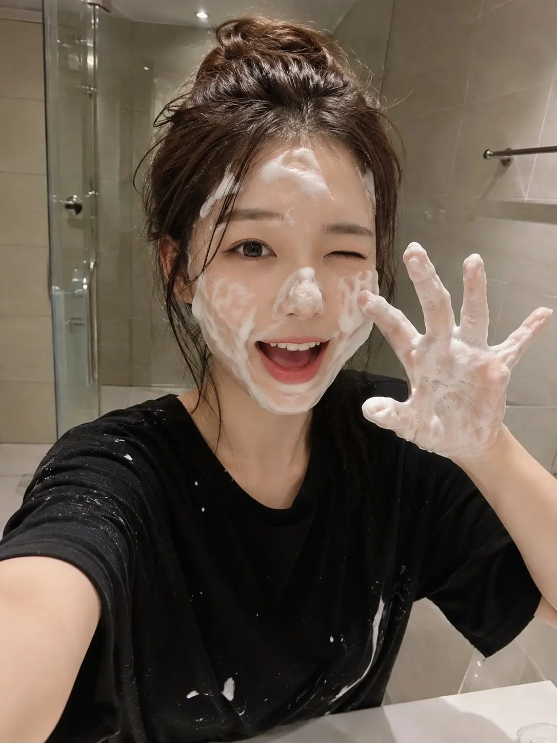 trend prompt: A RAW ultra-realistic smartphone photo of a cute