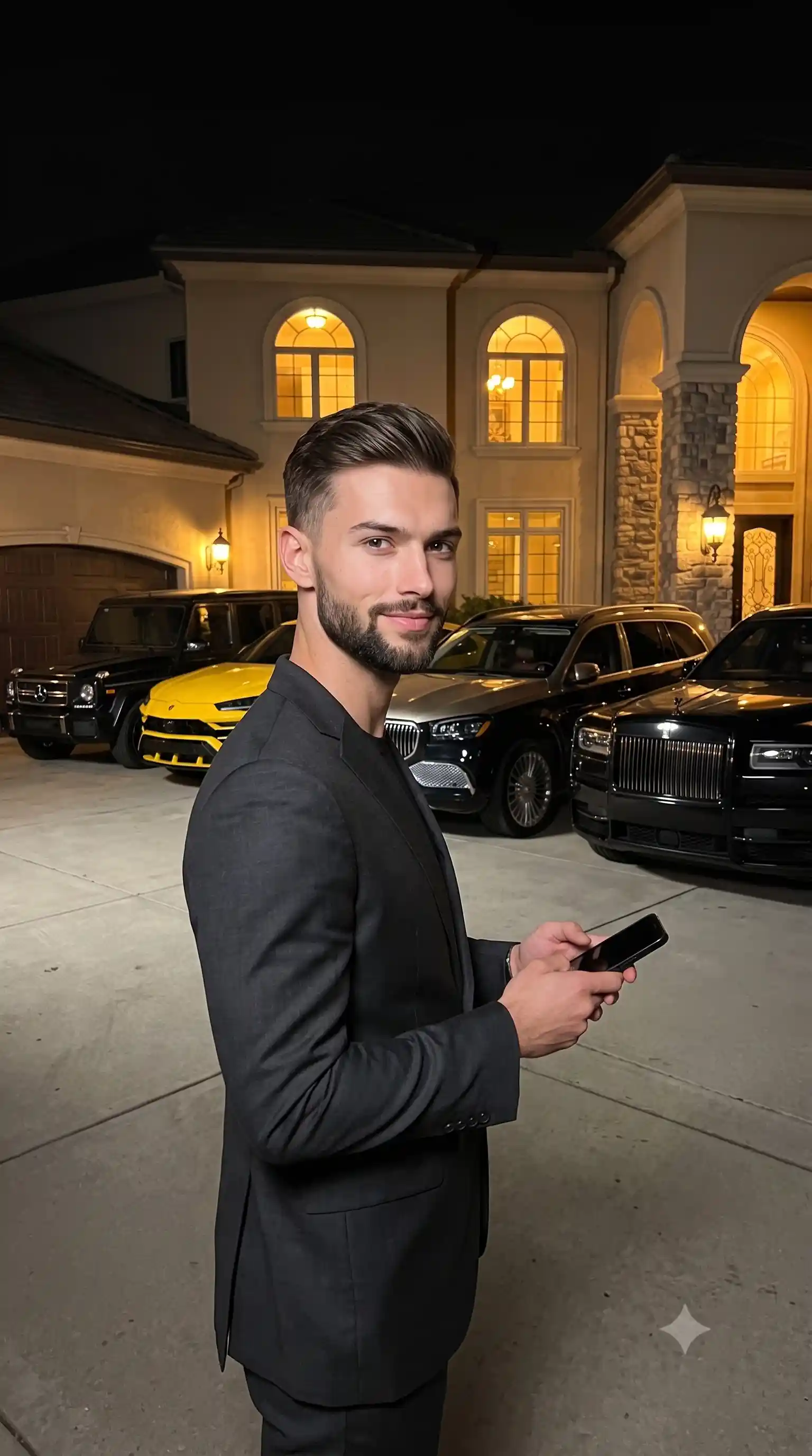 trend prompt: A young, conventionally attractive man with subtle stubb