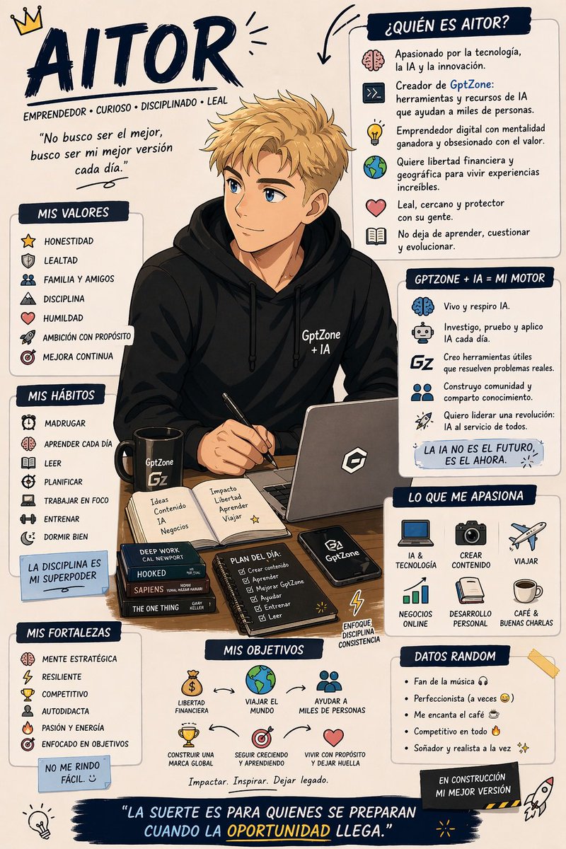 Personal Knowledge Infographic Portrait