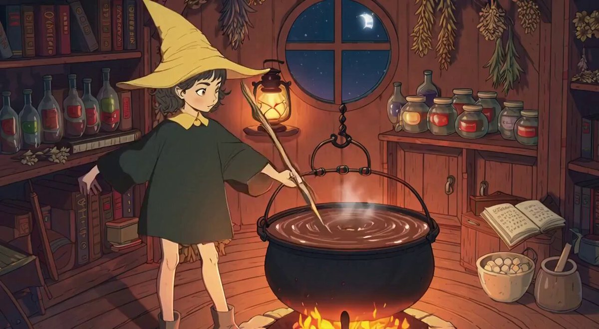 情人节奇幻女巫魔法巧克力制作 reference image-1